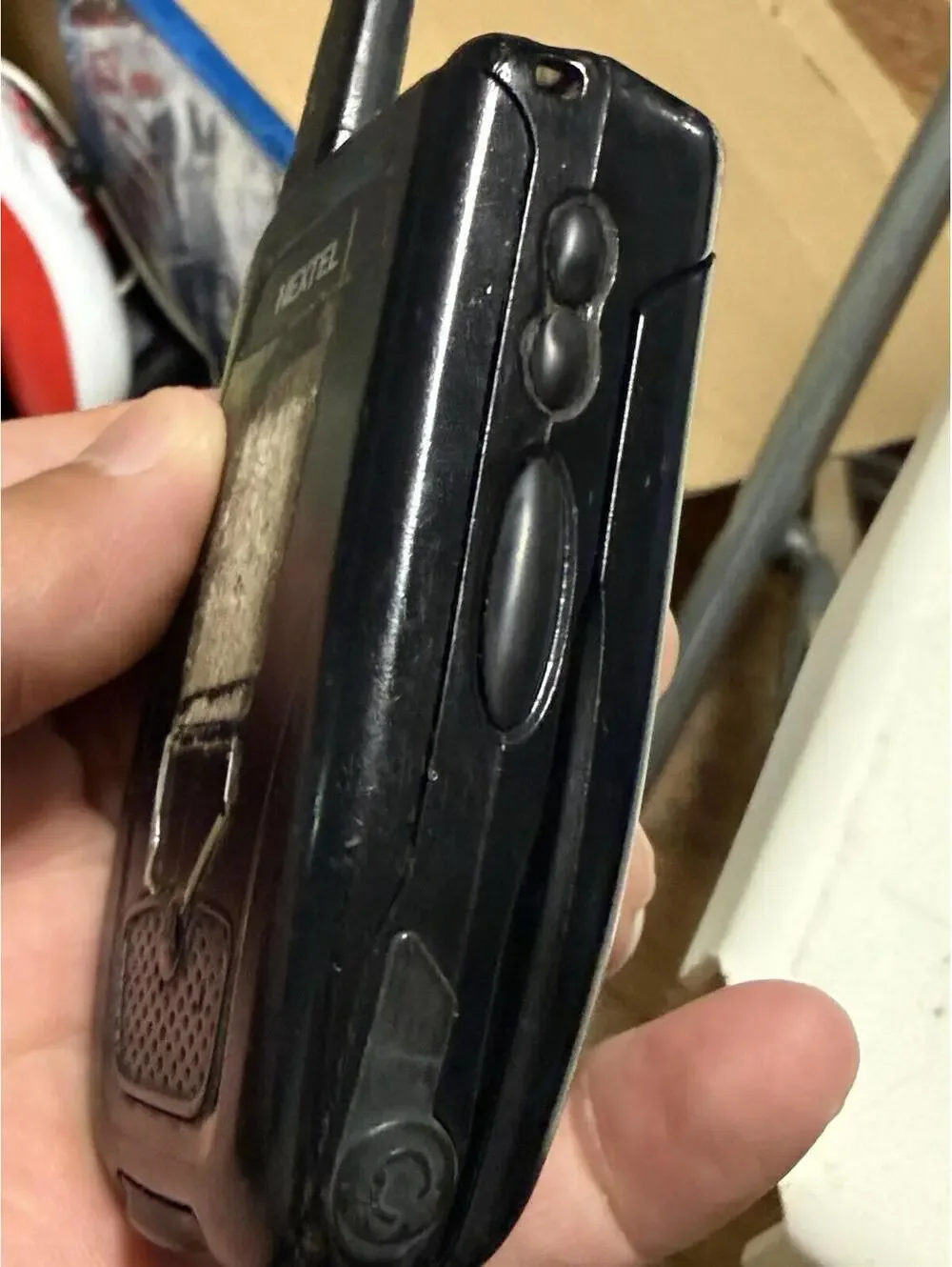 Motorola i series i670 - Black ( Nextel ) Rare Cellular Flip Phone - Untested